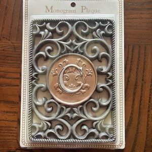 NIP Monogram Plaque Letter “C”!